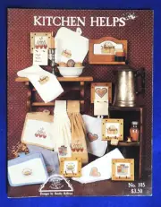 Homespun Elegance #105 KItchen Helps Cross Stitch 1989 Susan Sullivan New