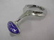 1932 Ford Radiator Grille Shell Hood Ornament CHROME '32 w/ Blue Ford Logo (for: Ford)