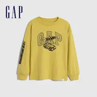 在飛比找momo購物網優惠-【GAP】男幼童裝 Gap x 風火輪聯名 Logo純棉印花