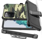 SZFIRSTEY Case w/Belt-Clip Holster for Galaxy S20 FE Camouflage ~ NEW