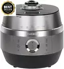 10-Cup Induction Rice Cooker & Warmer, Twin Pressure, Slow Cooker, Timer