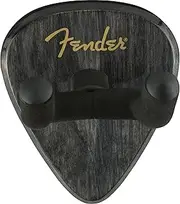 Fender Classic 351 Shape Guitar Wall Hanger, Secure Wall Mount for Acoustic and Electric Guitars, Black Finish