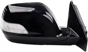 5/7/9PIN Car Accessories Outside Door Rearview Side Mirror Assembly Assy Compatible For CR-V 2007 2008 2009 2010 2011 RE1 RE2 RE4(5PIN Right Black)