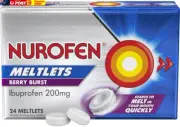 Berry Burst Ibuprofen 200Mg Meltlets (Pack of 24)