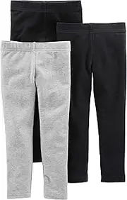 [Simple Joys by Carter's] Girls' 3-Pack Leggings