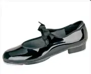 Girls tap shoes black Danznmotion by Danshuz Style 611 Sz 9w New in Box