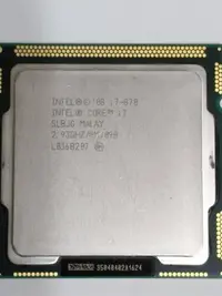 在飛比找Yahoo!奇摩拍賣優惠-二手良品 四核心 CPU INTEL Core i7-870