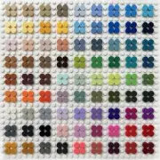 New 1000 Tile Round 1x1 Plate Dots Mosaic Compatible With Lego Pick Your Color