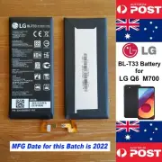 GENUINE LG Q6 M700 Battery 3000mAh BL-T33 Good Quality - Local Seller