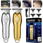 Kemei Pro Hair Trimmer Zero Gapped T-Blade Close Cutting Hair Clippers for Men's