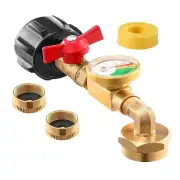 2X(QCC1 Propane Refill Elbow Adapter with Propane Tank , 90 Degrees Refill3333