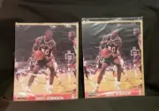 NBA HOOPS David Robinson Action Photos 2 Picture Combo