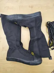 Demonia Tyrant Steel Toe Canvas Boot Black Size 11 NOS In Box 301ST