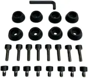 Ballistic Jester 814 Matte Black Bolt Kit 8 PCS Kit with Hardware