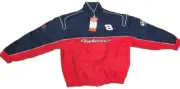WINNER'S CIRCLE Dale Earnhardt Jr Jacket Mens L Budweiser NASCAR Coat Racing NWT