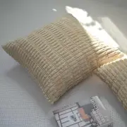 Pack of 2 Corduroy Throw Pillow Covers 16x16 Inch Decorative Soft Boho