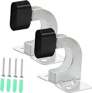 Kisangel 1 Set Water Pipe Truck Hook Hangets Holder Hooks Hose Wall Hanger Outdoor Hose Hanger Hose Wall Mount Water Hanger Wall Mount Shelf Garden Hose Hanger Silver Galvanized