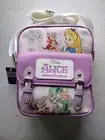 Disney Buckle Down Purse Alice In Wonderland Vegan Leather Crossbody Bag Purse