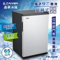 在飛比找ETMall東森購物網優惠-【ZANWA晶華】電子雙芯致冷變頻式節能冰箱/冷藏箱/小冰箱