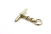 Genuine 9k 9ct 375 Yellow Gold T Bar T-Bar for Albert Chain / Necklace-Free Post