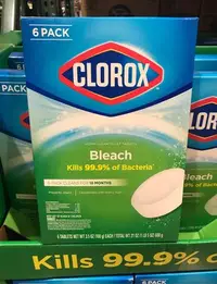 在飛比找Yahoo!奇摩拍賣優惠-Costco好市多 高樂氏 CLOROX🚽馬桶漂白清潔錠 1