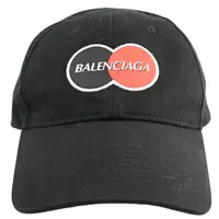 在飛比找momo購物網優惠-【Balenciaga 巴黎世家】簡約經典電繡LOGO織布個