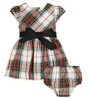 [Polo Ralph Lauren Kids] Polo Ralph Lauren Kids Baby Martyna checked dress and bloomers set M 6 multicoloured