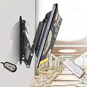 Universal TV Cabinet TV Wall Bracket - Motorised Ceiling TV BracketTelescopic Motorised TV Lift That Automatically Lifts 0-85° and Flips Down for Ceiling-Mounted TVs from 32-65 in.