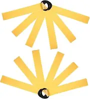 [BESPORTBLE] Cheerleading Ball Pom Pom Tags Cheerleaders Pom Pom Tags Sport Team Accessories Cheer Pom Pom Clip Cheerleading Tag Pom Pom Holder Straps Cheer Supplies Black Polyester