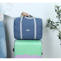 在飛比找蝦皮購物優惠-旅行去吧  韓國品牌限定 LIIV  行李箱 折疊旅行袋 提