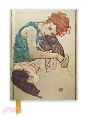 Seated Woman by Egon Schiele Foiled Journal