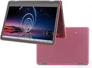 [mCover] Hard Shell Case ONLY Compatible for 2023~2024 12.2" Lenovo 500E Yoga Chromebook Gen 4 Gen4 2-in-1 Laptop (NOT Fitting Any Other Lenovo Models)- Pink