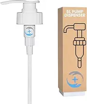 5L Dispenser Fits 5 Litre Container | Dispenses 5ml (1tsp) | Ideal for Soap, Sanitiser, Oils, Sauces | Pelican Pump With 23cm Adjustable Tube & Twist Lock