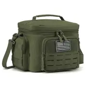 Tactical Lunch Box Heavy Duty Cooler Bag (Green)