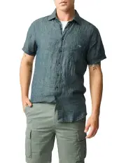 [Rodd & Gunn] Cathedral Cove Short Sleeve Sports Fit Shirt in Ash