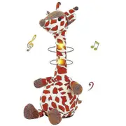 Electric Doll Talking Giraffe Repeats What You Say Shaking Head Electric Interactive Animated Toy Speaking Buddy Electric Toy Mimicking Speaking Rec