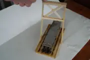 O SCALE PASSTHRU WOOD BENTS SUPPORTS 10"HIGH 6" HIGH BOTTOM TRAINS ABOVE & BELOW