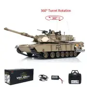 2.4Ghz Henglong 7.0 1/16 Plastic M1A2 Abrams RTR RC Tank 3918 W/ 360° Turret