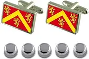 [Select Gifts] Shirt Dress Studs Anglesey County England Flag Cufflinks