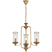 Velden Pendant 4 Lights Luxury Chandelier Copper Modern Ceiling Telbix Lighting
