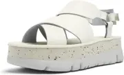 Camper Women's Oruga Up K201399 Sandal 8.5, White Natural 006