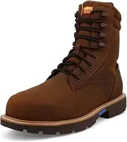 [Twisted X] Men's 8" Work Boot, Round Toe Nano Toe with CellStretch