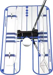 Golf Putting Alignment - Portable Swing Training Aids | Golf Putting Alignment with Putting Cup Combo Putting Trainers for Golf Games Drills
