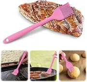 5er Pack Silicone Basting Pastry Brush Heat Resistant Spread Oil Butter Sauce for BBQ Grill Barbeque Kitchen Baking Cooking Pastries Cooking Baste Pastries Cakes Desserts (pink, 8.3inch)