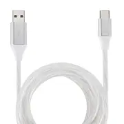 USB-A to USB-C 1m Cable with Light - Multi