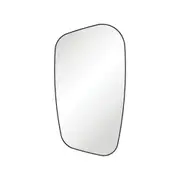 650*1200*5mm Fienza Capriccio Matt Black Copper-free Glass Aluminium Special Shape Wall Mounted Framed Mirror