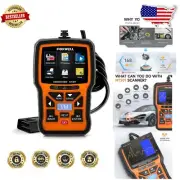 Advanced OBD-II Code Reader for Live Data & Emissions Testing - 2-Year Warranty
