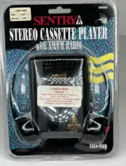 NIP Sentry WM500 Portable Stereo Cassette Player w/ AM/FM Radio - Bass Boost