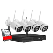 3MP Wireless CCTV Security Camera System WiFi Home Outdoor 8CH NVR 1TB