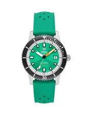 Zodiac Compression Diver Automatic Rubber Strap Watch, 40mm